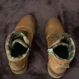 Alfani | Shoes | Alfani Brown Leather Boots Sturdy Laceup  display picture 1